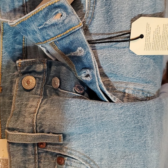 🔥NWT Levis 501 High Rise Skinny Jeans size 31×28 Tango - Picture 10 of 15